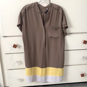 BCBGMaxAzria Colorblock Shortsleeve Dress